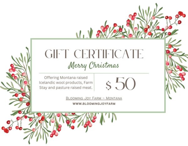 Blooming Joy Farm Gift Card